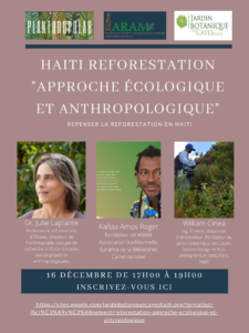 HAITI REFORESTATION APPROCHE ÉCOLOGIQUE ET ANTHROPOLOGIQUER